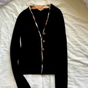 Burberry xs wool cardigan